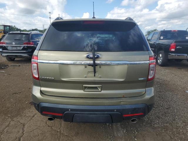 1FM5K8F87DGB92232 - 2013 FORD EXPLORER LIMITED GREEN photo 6