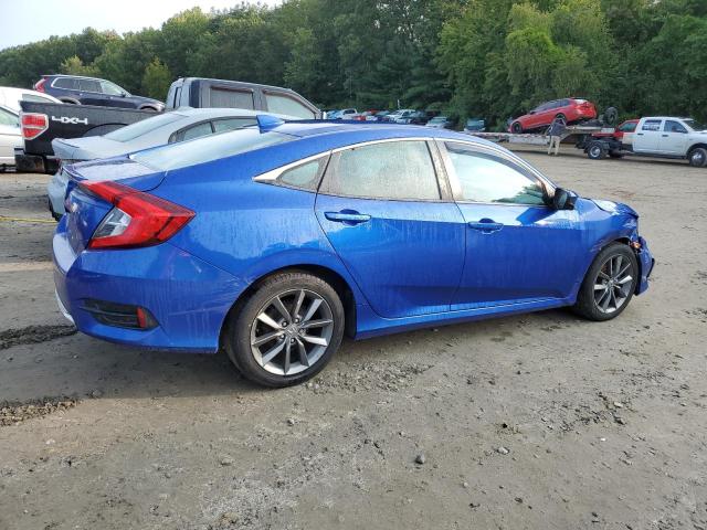 2HGFC1F34LH681192 - 2020 HONDA CIVIC EX BLUE photo 3