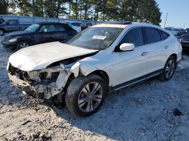 5J6TF1H58FL001187 - 2015 HONDA CROSSTOUR EXL WHITE photo 1