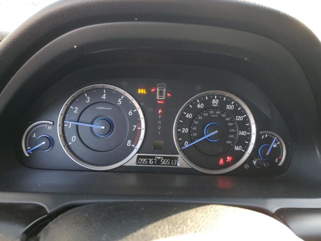 5J6TF1H58FL001187 - 2015 HONDA CROSSTOUR EXL თეთრი ფოტო 9