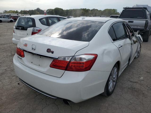 1HGCR2F8XDA135600 - 2013 HONDA ACCORD EXL WHITE photo 3