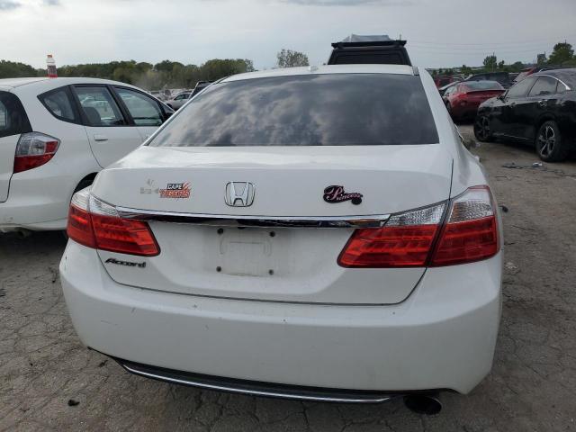 1HGCR2F8XDA135600 - 2013 HONDA ACCORD EXL WHITE photo 6