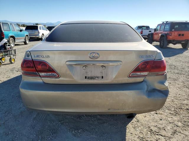 JTHBA30G655080014 - 2005 LEXUS ES 330 GOLD photo 6