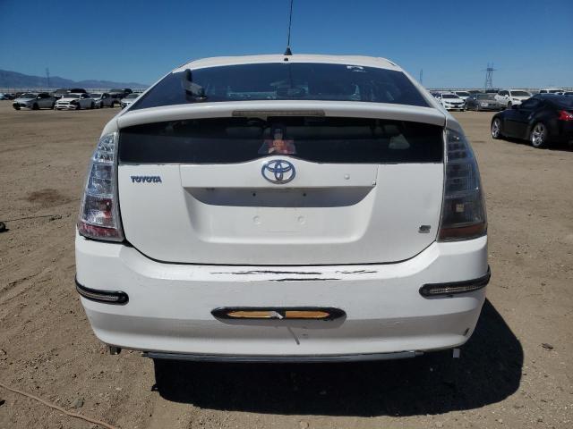 JTDKB20U483350338 - 2008 TOYOTA PRIUS WHITE photo 6