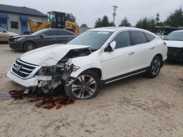 5J6TF1H31EL002467 - 2014 HONDA CROSSTOUR EX WHITE photo 1