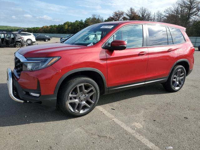 5FNYF8H53PB040598 - 2023 HONDA PASSPORT EXL RED photo 1