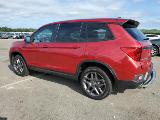 5FNYF8H53PB040598 - 2023 HONDA PASSPORT EXL RED photo 2