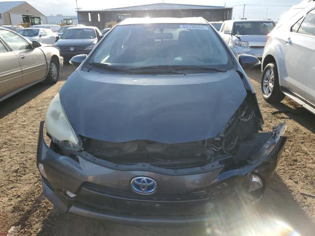 JTDKDTB33C1509780 - 2012 TOYOTA PRIUS C GRAY photo 5