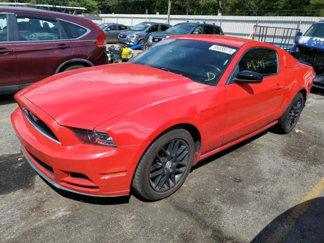 1ZVBP8AM1E5324649 - 2014 FORD MUSTANG RED photo 1