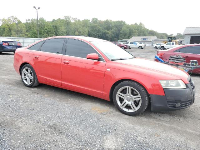 WAUEG74F86N071027 - 2006 AUDI A6 S-LINE 3.2 QUATTRO RED photo 4