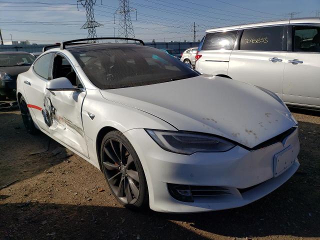 5YJSA1E40HF200462 - 2017 TESLA MODEL S WHITE photo 4