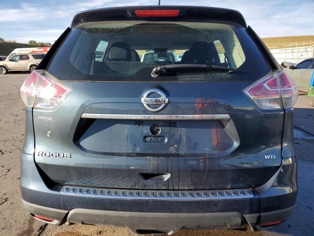 5N1AT2MVXGC876494 - 2016 NISSAN ROGUE S BLUE photo 6