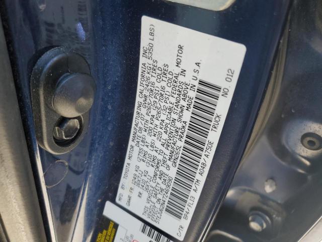 5TEJU62N47Z469090 - 2007 TOYOTA TACOMA DOUBLE CAB PRERUNNER BLUE photo 12