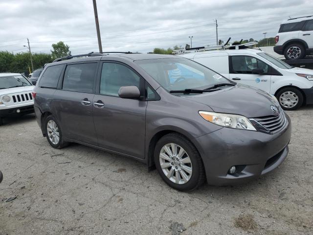 5TDDK3DC6FS102684 - 2015 TOYOTA SIENNA XLE GRAY photo 4