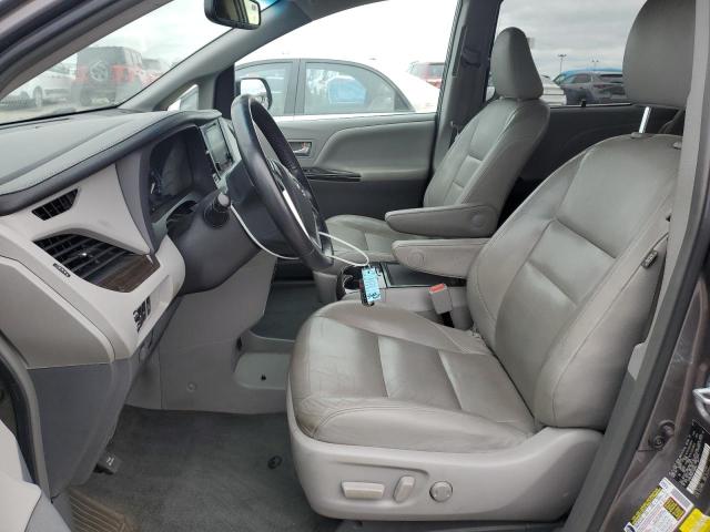 5TDDK3DC6FS102684 - 2015 TOYOTA SIENNA XLE GRAY photo 7