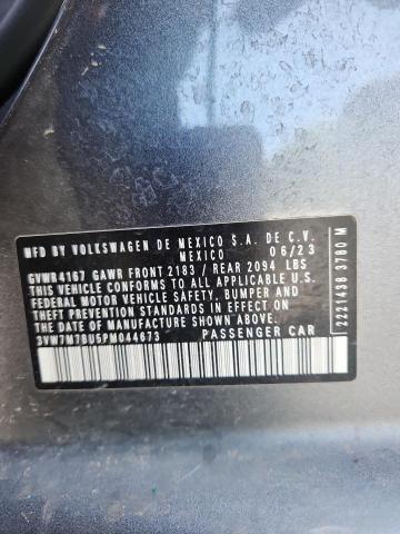 3VW7M7BU5PM044673 - 2023 VOLKSWAGEN JETTA SE CHARCOAL photo 13