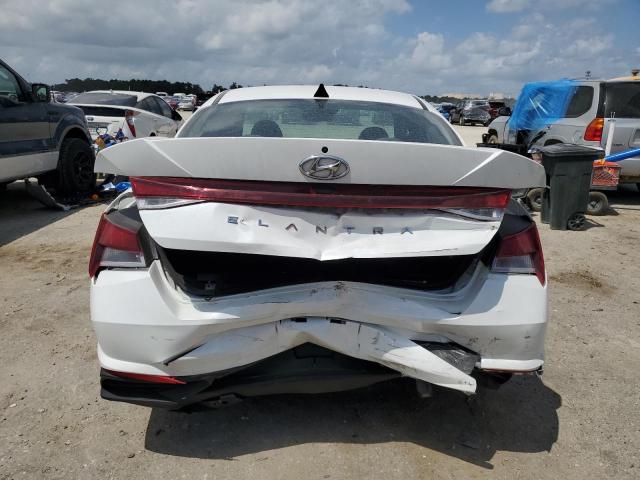 5NPLL4AG5MH032703 - 2021 HYUNDAI ELANTRA SE WHITE photo 6