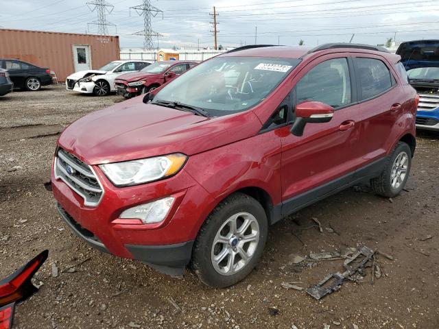 MAJ6S3GL0KC304989 - 2019 FORD ECOSPORT SE RED photo 1
