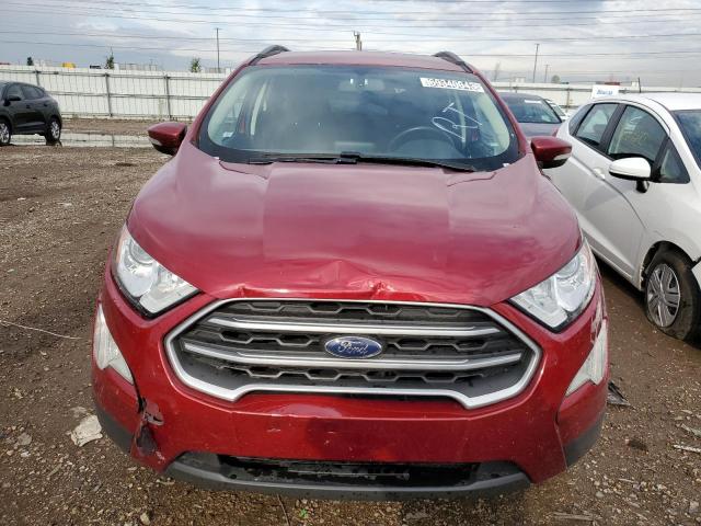 MAJ6S3GL0KC304989 - 2019 FORD ECOSPORT SE RED photo 5