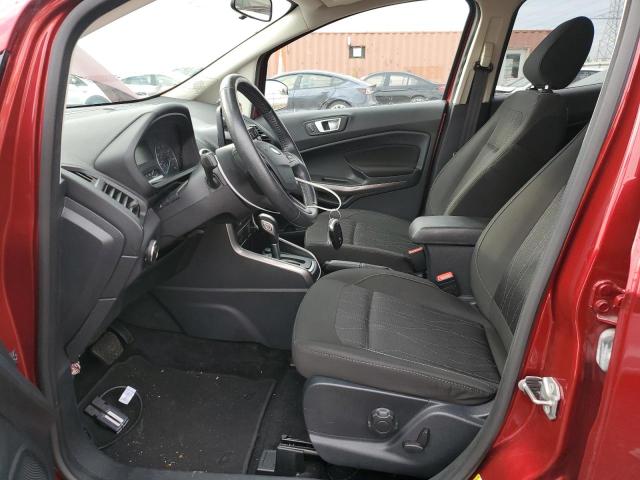 MAJ6S3GL0KC304989 - 2019 FORD ECOSPORT SE RED photo 7