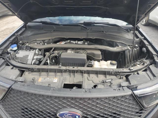 1FM5K8AB6MGB89924 - 2021 FORD EXPLORER POLICE INTERCEPTOR BLACK photo 12