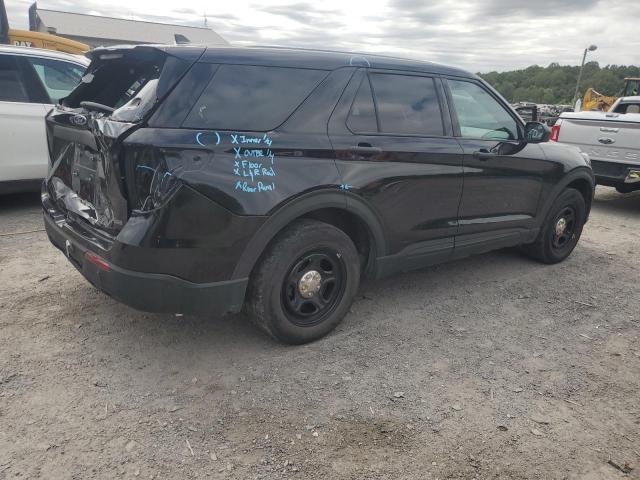 1FM5K8AB6MGB89924 - 2021 FORD EXPLORER POLICE INTERCEPTOR BLACK photo 3