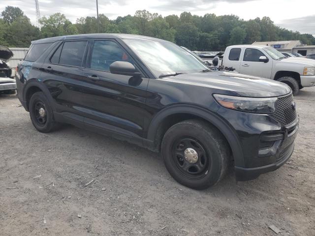1FM5K8AB6MGB89924 - 2021 FORD EXPLORER POLICE INTERCEPTOR BLACK photo 4