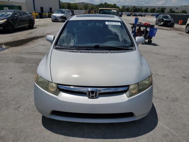 1HGFA16868L088302 - 2008 HONDA CIVIC EX SILVER photo 5