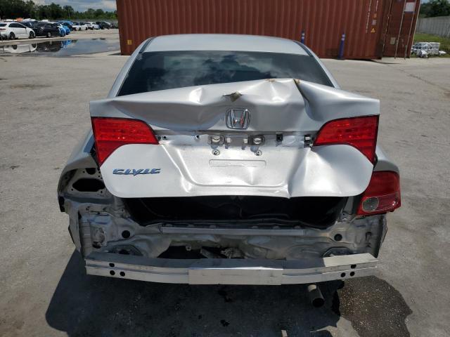 1HGFA16868L088302 - 2008 HONDA CIVIC EX SILVER photo 6