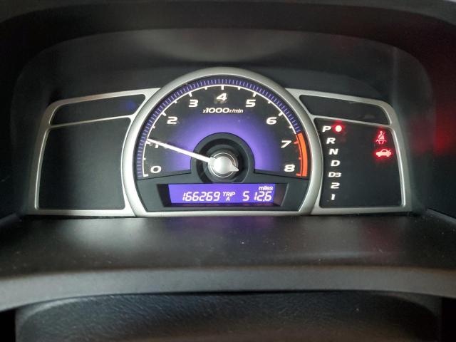 1HGFA16868L088302 - 2008 HONDA CIVIC EX SILVER photo 9