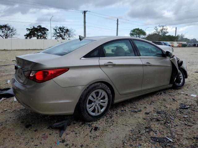 5NPEB4AC1BH164203 - 2011 HYUNDAI SONATA GLS BEIGE photo 3