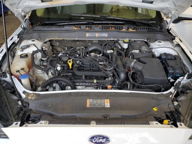 3FA6P0HD4KR245924 - 2019 FORD FUSION SE WHITE photo 11