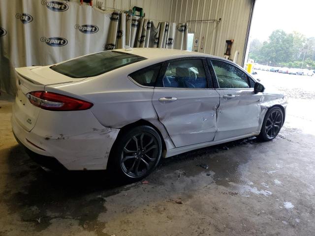 3FA6P0HD4KR245924 - 2019 FORD FUSION SE WHITE photo 3