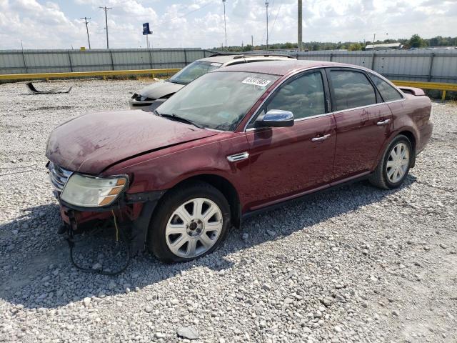 1FAHP28W48G124347 - 2008 FORD TAURUS LIMITED MAROON photo 1