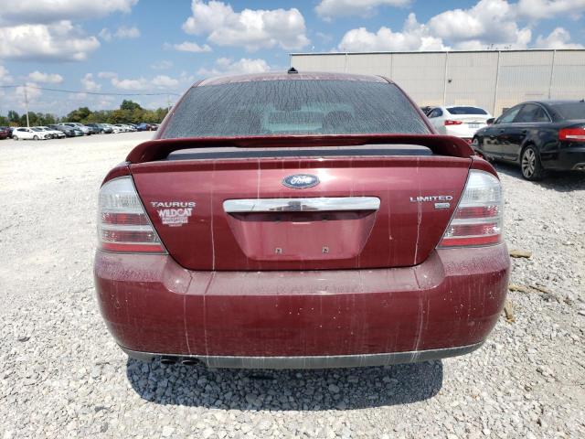 1FAHP28W48G124347 - 2008 FORD TAURUS LIMITED MAROON photo 6