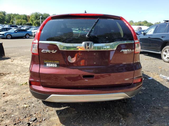 2HKRM4H54FH654045 - 2015 HONDA CR-V EX RED photo 6