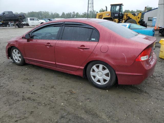 2HGFA16829H504974 - 2009 HONDA CIVIC EX RED photo 2