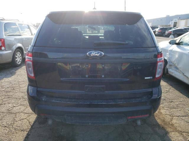 1FM5K8AR9EGB02306 - 2014 FORD EXPLORER POLICE INTERCEPTOR BLACK photo 6