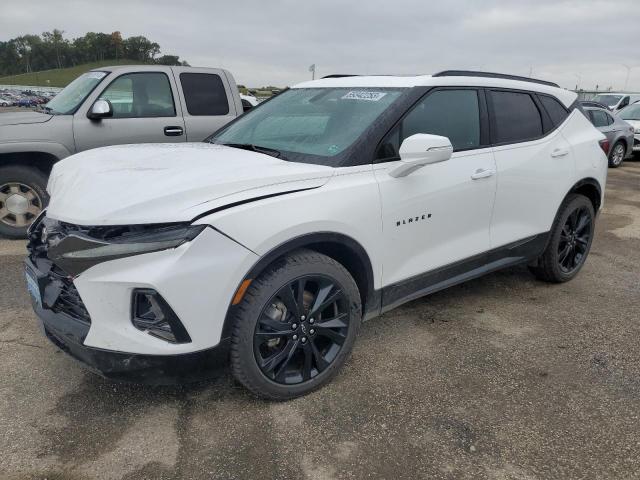 3GNKBJRS3KS604559 - 2019 CHEVROLET BLAZER RS WHITE photo 1