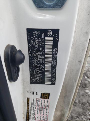 JTKJF5C76B3015377 - 2011 TOYOTA SCION TC თეთრი ფოტო 13