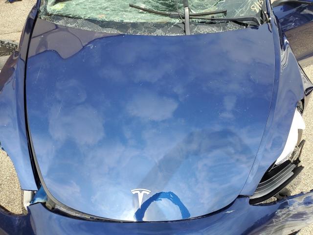 5YJ3E1EA2NF371837 - 2022 TESLA MODEL 3 Blau Foto 11