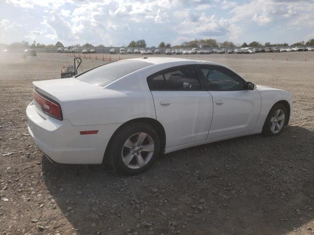 2C3CDXBG6EH235112 - 2014 DODGE CHARGER SE WHITE photo 3