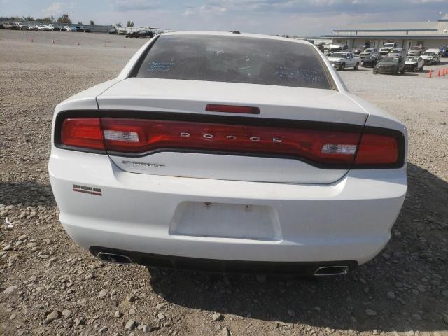 2C3CDXBG6EH235112 - 2014 DODGE CHARGER SE WHITE photo 6