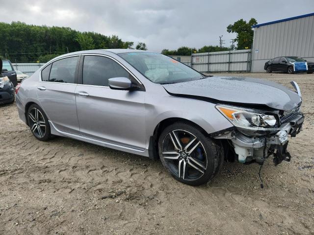 1HGCR2F53HA285995 - 2017 HONDA ACCORD SPORT SILVER photo 4