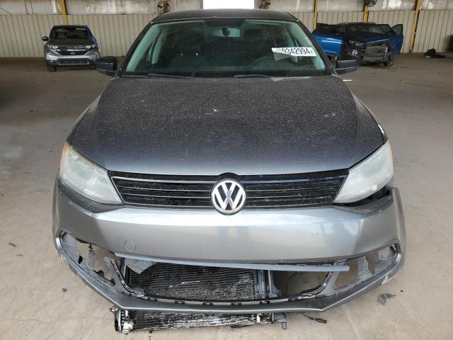 3VW2K7AJ5DM402051 - 2013 VOLKSWAGEN JETTA BASE GRAY photo 5