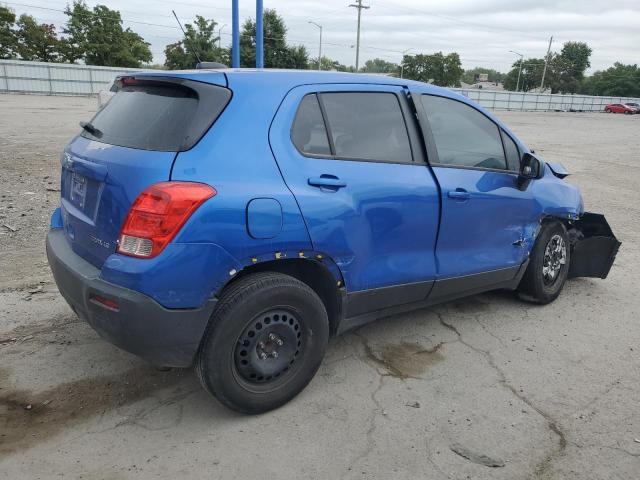 KL7CJKSB6FB172063 - 2015 CHEVROLET TRAX LS BLUE photo 3