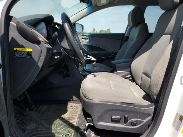 5NMZUDLB1JH062301 - 2018 HYUNDAI SANTA FE S WHITE photo 7