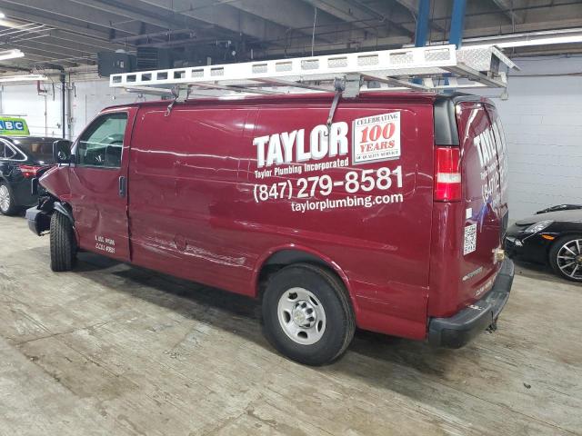 1GCGG25V971167696 - 2007 CHEVROLET EXPRESS G2500 BASE/LS/LT MAROON photo 2