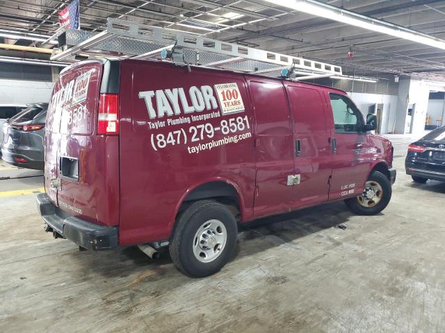 1GCGG25V971167696 - 2007 CHEVROLET EXPRESS G2500 BASE/LS/LT MAROON photo 3