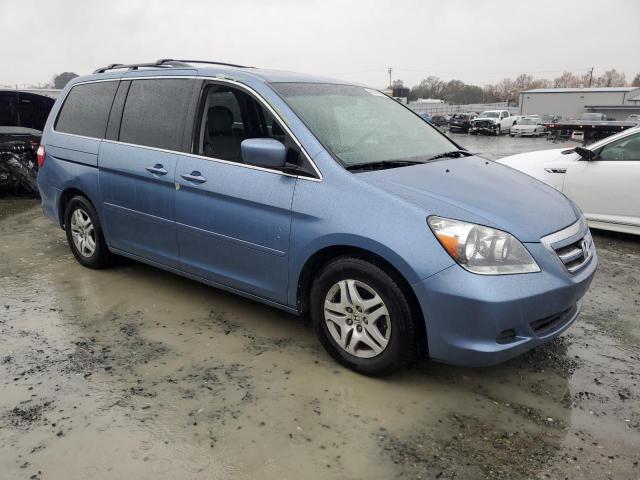 5FNRL38637B041520 - 2007 HONDA ODYSSEY EXL BLUE photo 4